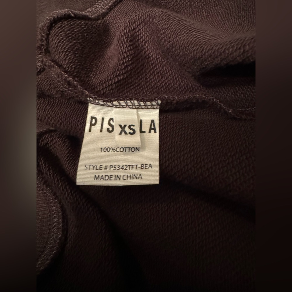 Pistola Bleached Tie Dye Sweatshirt Women’s Brown & Light Brown Size XS - Picture 10 of 10
